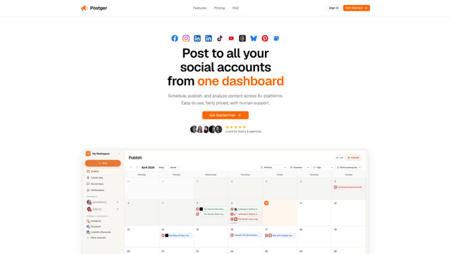 Postger | Social Media Scheduling for Teams screenshot 2