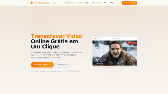Transcrever Vídeo screenshot 2