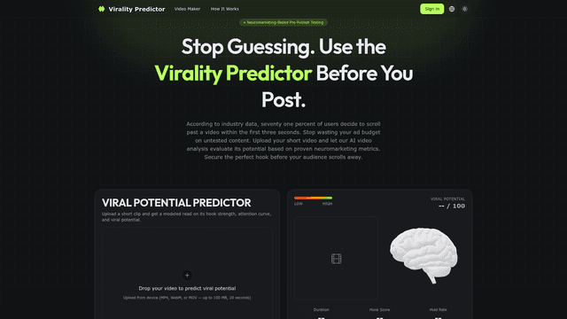Virality Predictor screenshot 2