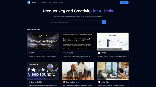 Find The Most Useful AI Tools for Every Task screenshot 2