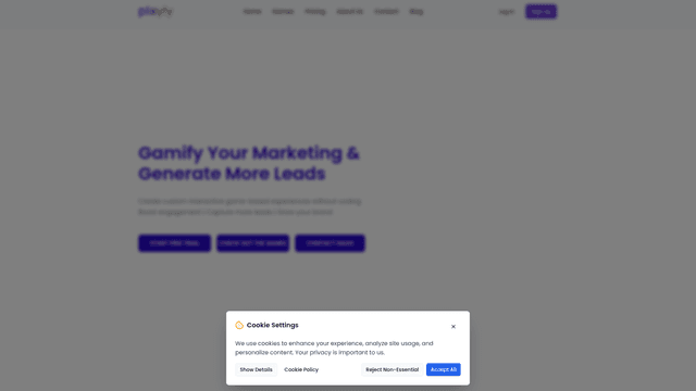 Playly.ai Gamification & Interactive Marketing Platform screenshot 2