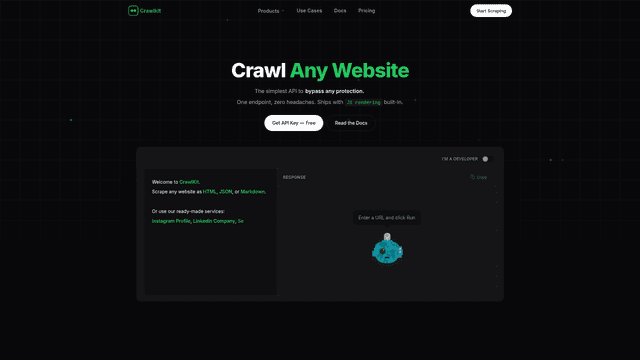 CrawlKit - Web Crawling API for Developers screenshot 2