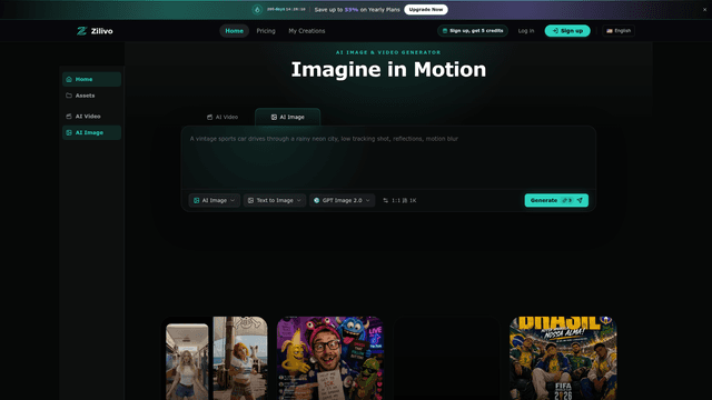 Zilivo AI - Professional Image & Video Creation Platform screenshot 1