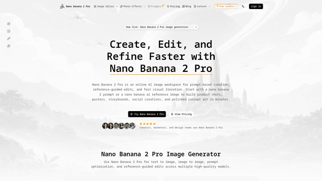 Nano Banana 2 Pro: AI Image Generator & Photo Editor screenshot 1