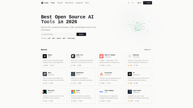 OSSAIX - Open Source AI Directory | OSSAIX screenshot 2
