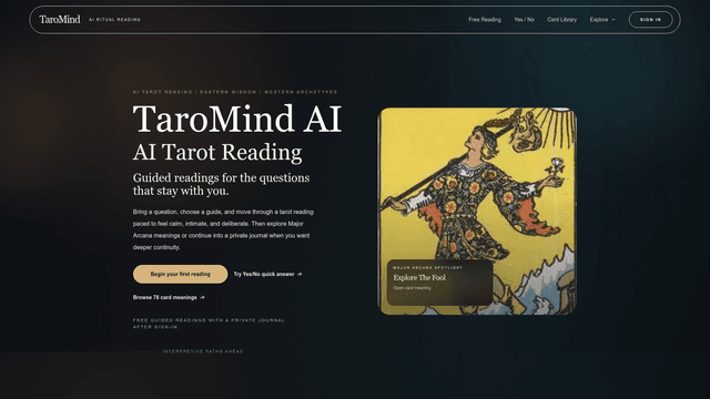 TaroMind AI screenshot 1