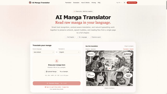 AI Manga Translator screenshot 2