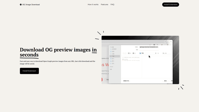 OG Image Download - Download OG preview images from any URL screenshot 2