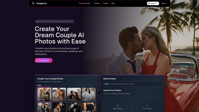 Couple AI - AI Couple Photo Generator screenshot 1