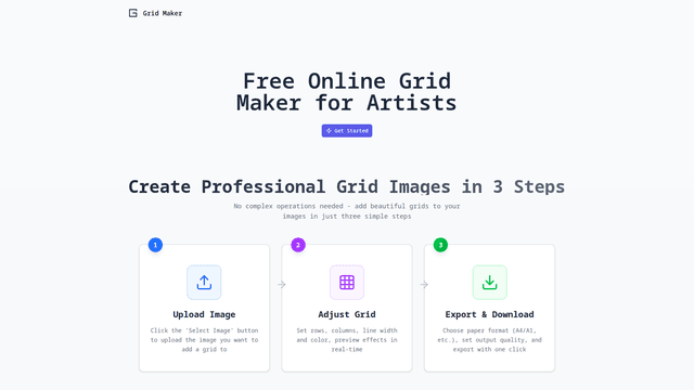 Free Online Grid Maker for Artists screenshot 2