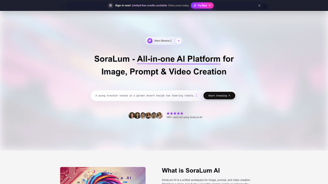 SoraLum AI screenshot 2