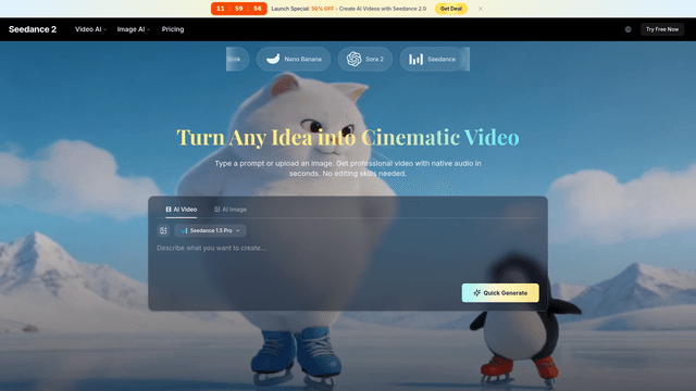 Seedance 2.0 screenshot 1