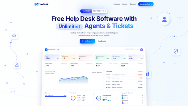 Maxdesk screenshot 1