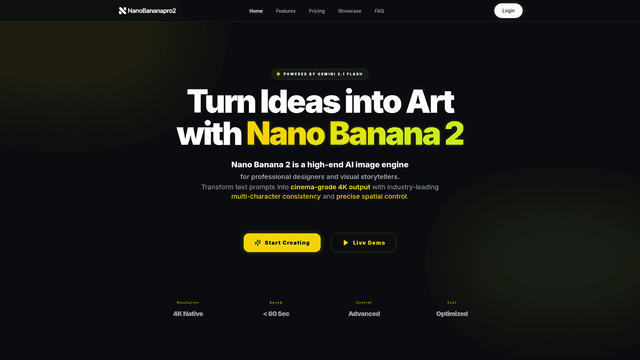 Nano Banana 2 AI Image Generator screenshot 1
