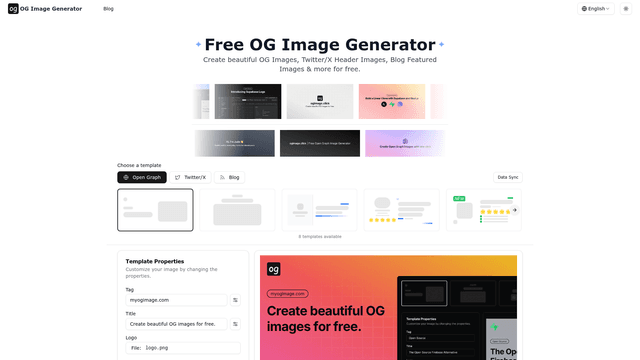OG Image Generator - Professional OG images, zero hassle screenshot 2