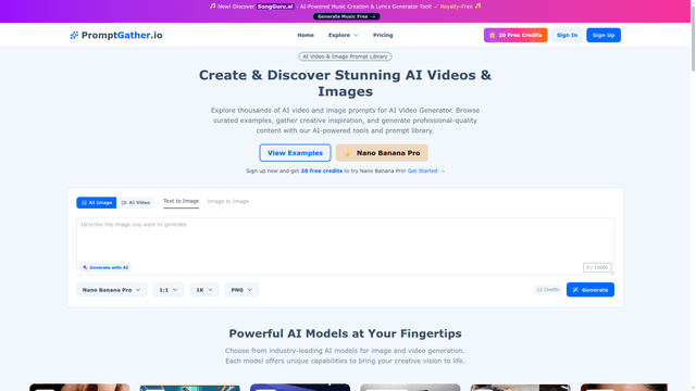 PromptGather screenshot 2