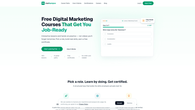 Markampus – Get Job-Ready in Digital Marketing (Free) screenshot 1