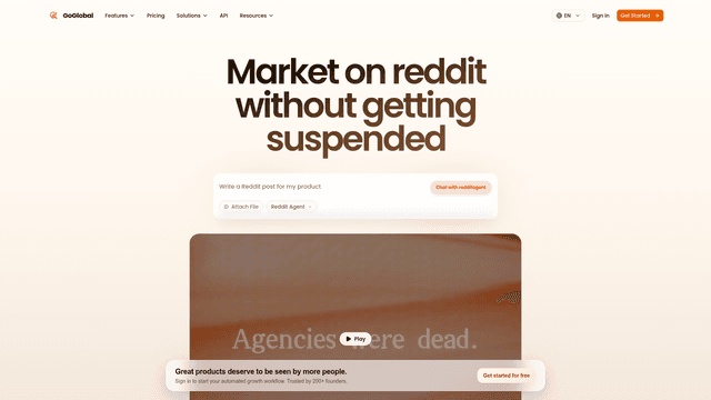 GoGlobal: Market on reddit without getting suspended screenshot 2