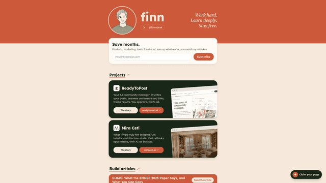 Finn Garden screenshot 1