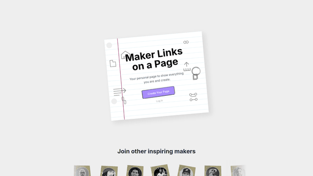 MakerLinks.page screenshot 1