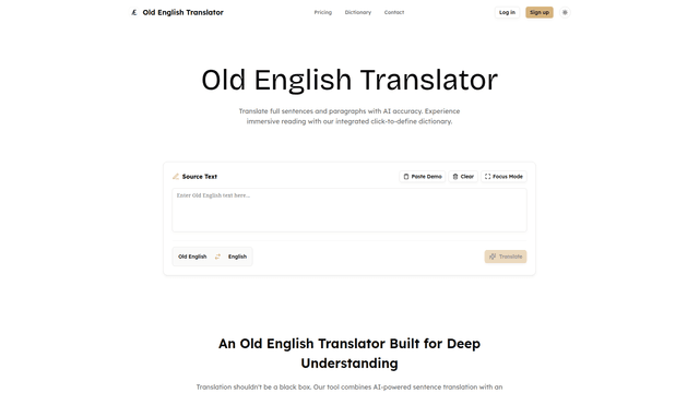 Old English Translator | AI-Powered for Best Accuracy screenshot 1