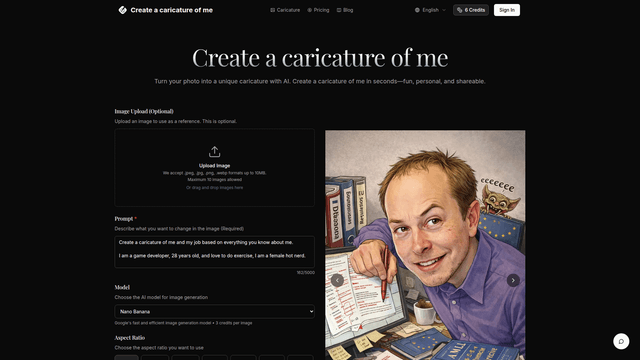 Create a Caricature of Me | AI Photo to Caricature screenshot 1