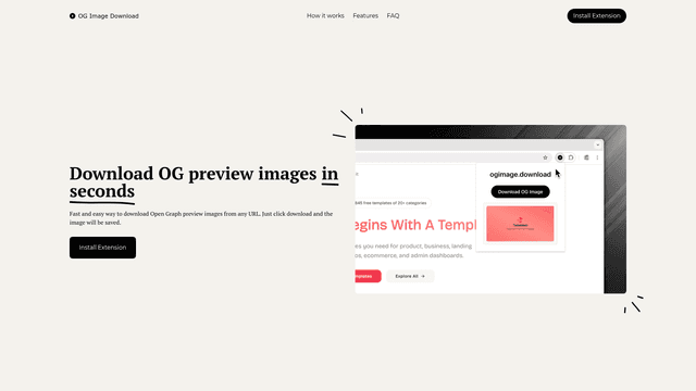 OG Image Download - Download OG preview images from any URL screenshot 2