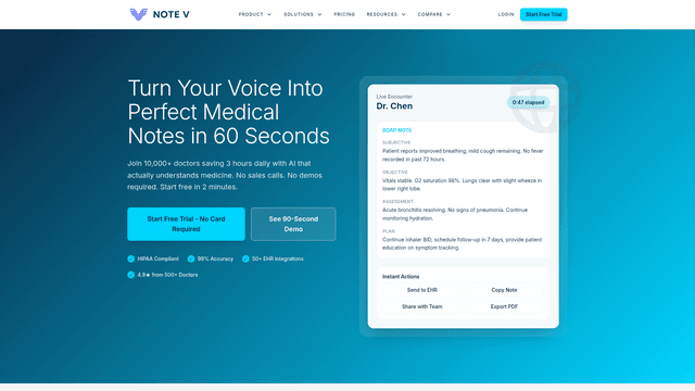NoteV screenshot 1