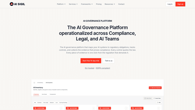 AI Governance Platform: 3 Regulations, 1 Compliance Stack screenshot 2