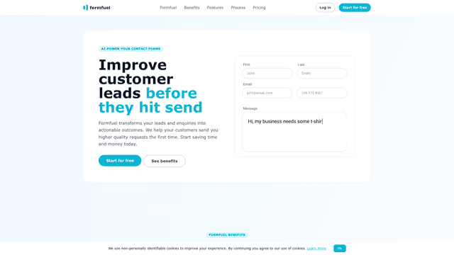 Formfuel screenshot 2